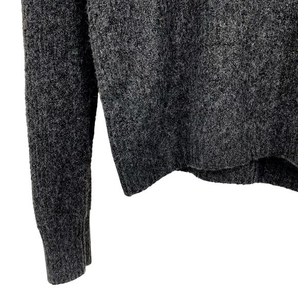 NEW ABOUND Charcoal Gray Turtleneck Sweater Size Small Soft Cozy Loungewear - Picture 3 of 7